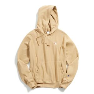 CHAMPION REVERSE WEAVE HOODIE TAUPE
